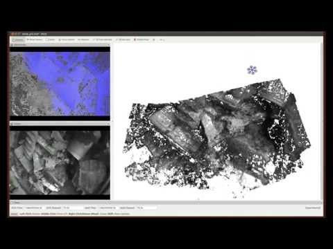 Autonomous, Live, Dense 3D Mapping of an Outdoor Mock-up Disaster Zone with a Quadrotor MAV