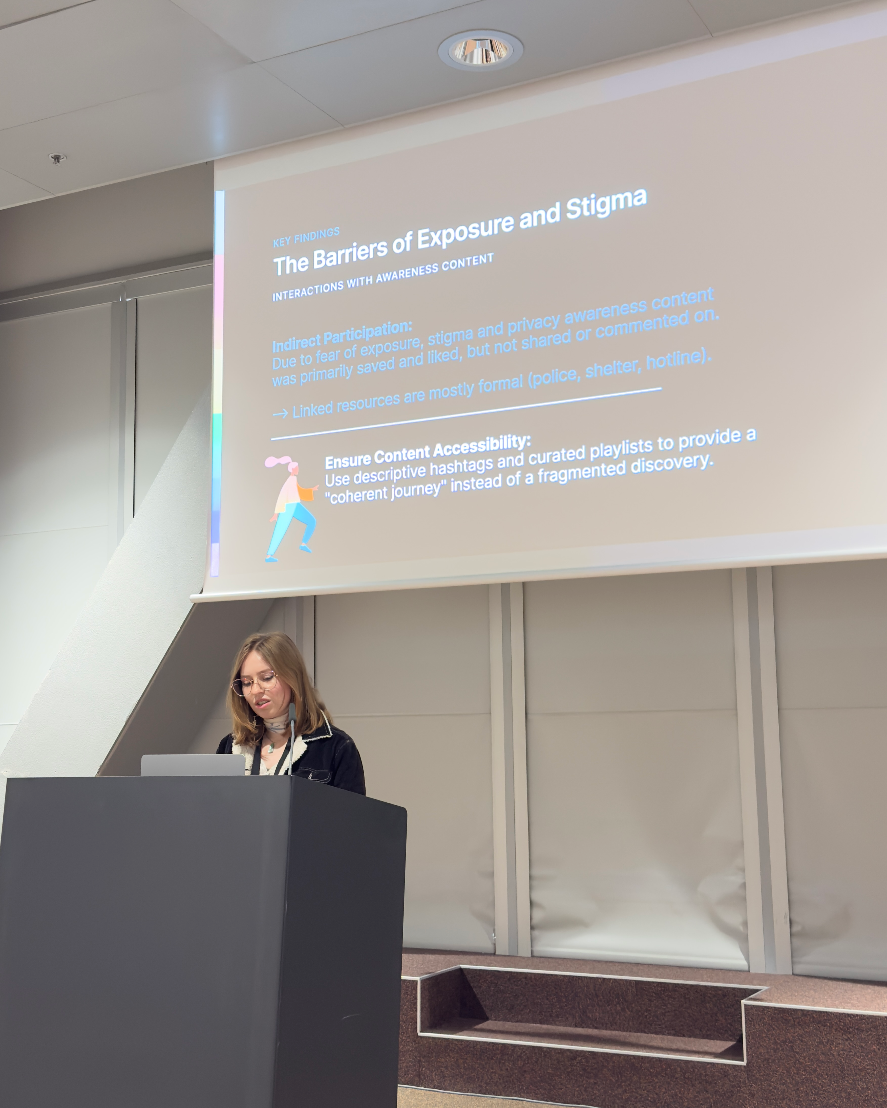Alina presents at CHI