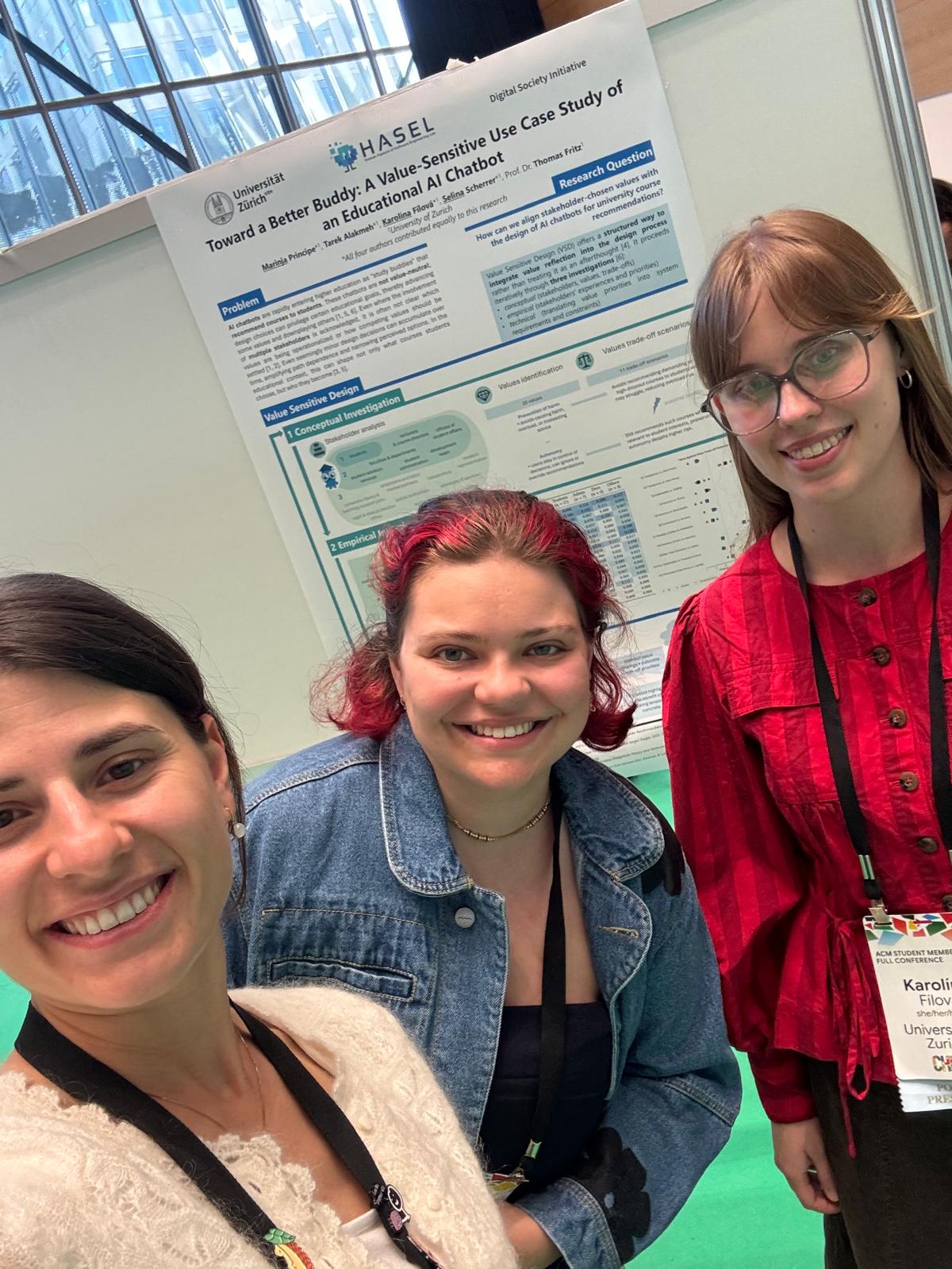 Marinja Principe presenting poster at ACM CHI 2026