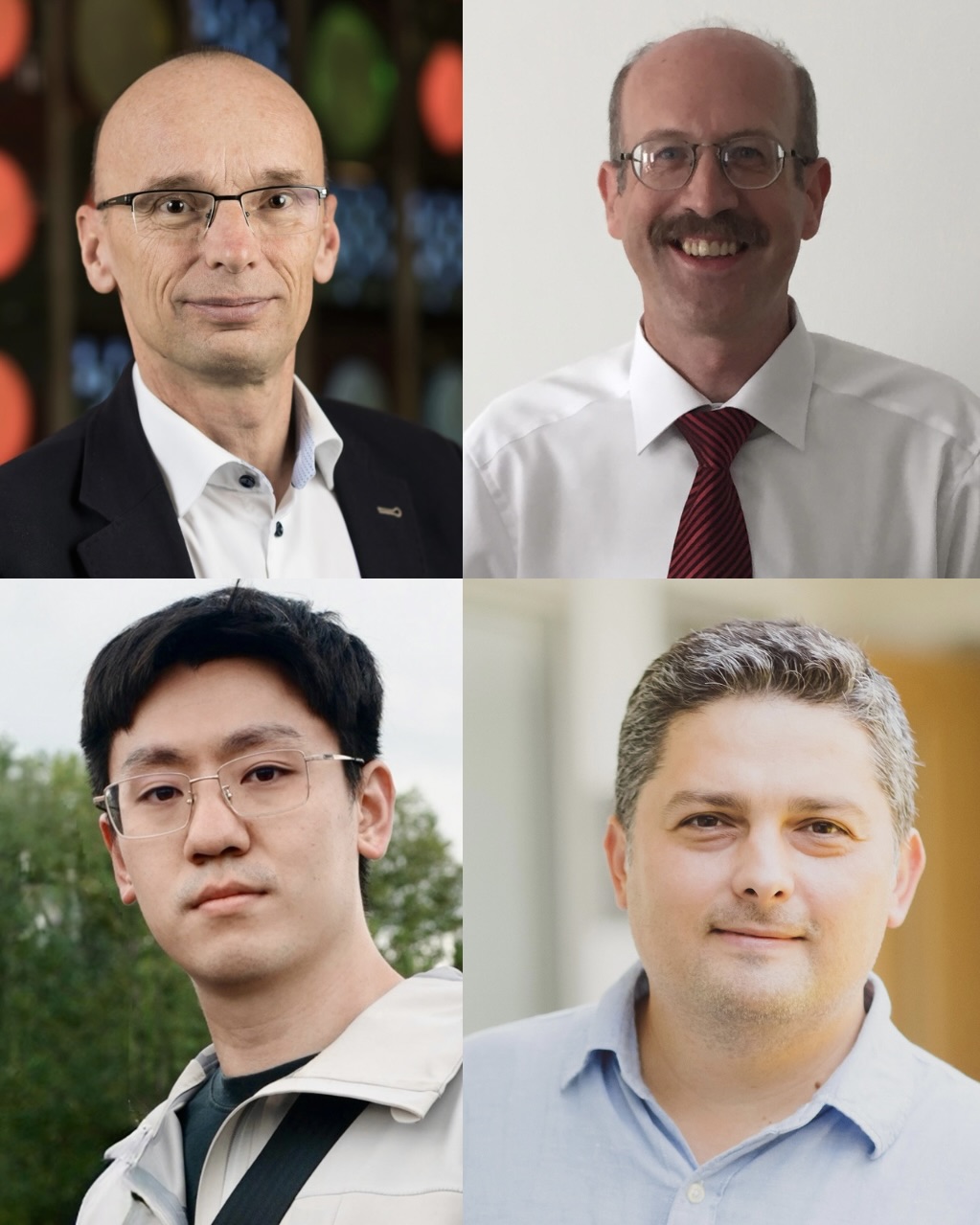 Portrait Michael Böhlen_Sven Helmer_Dan Olteanu_Haozhe Zhang