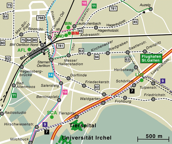 Situation map IfI