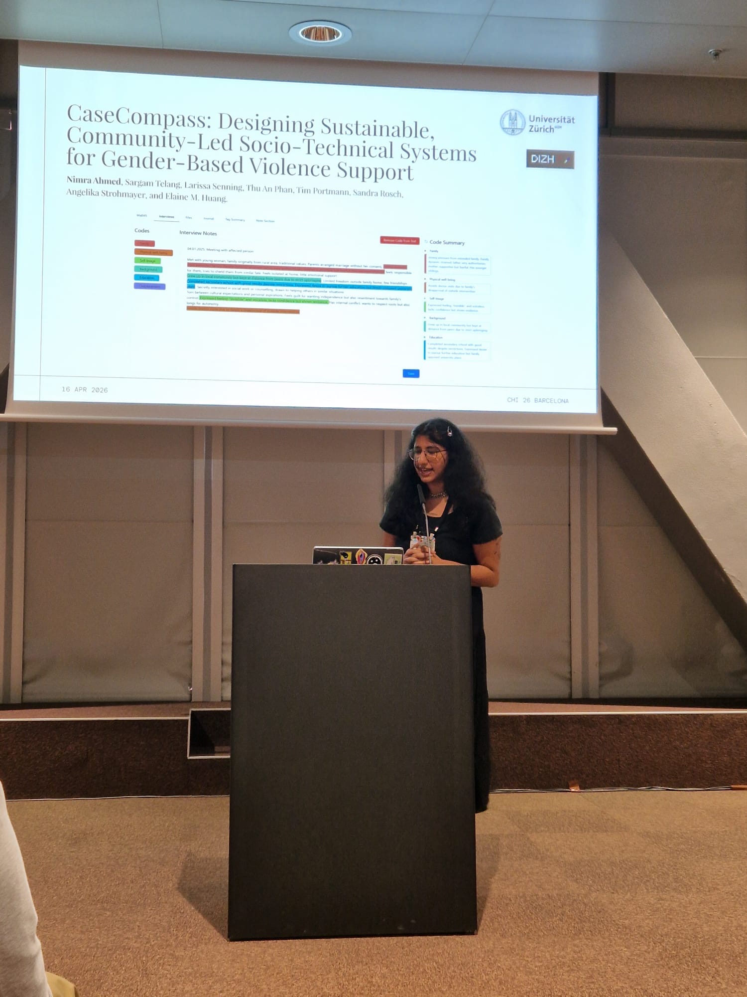 Nimra presenting Casecompass